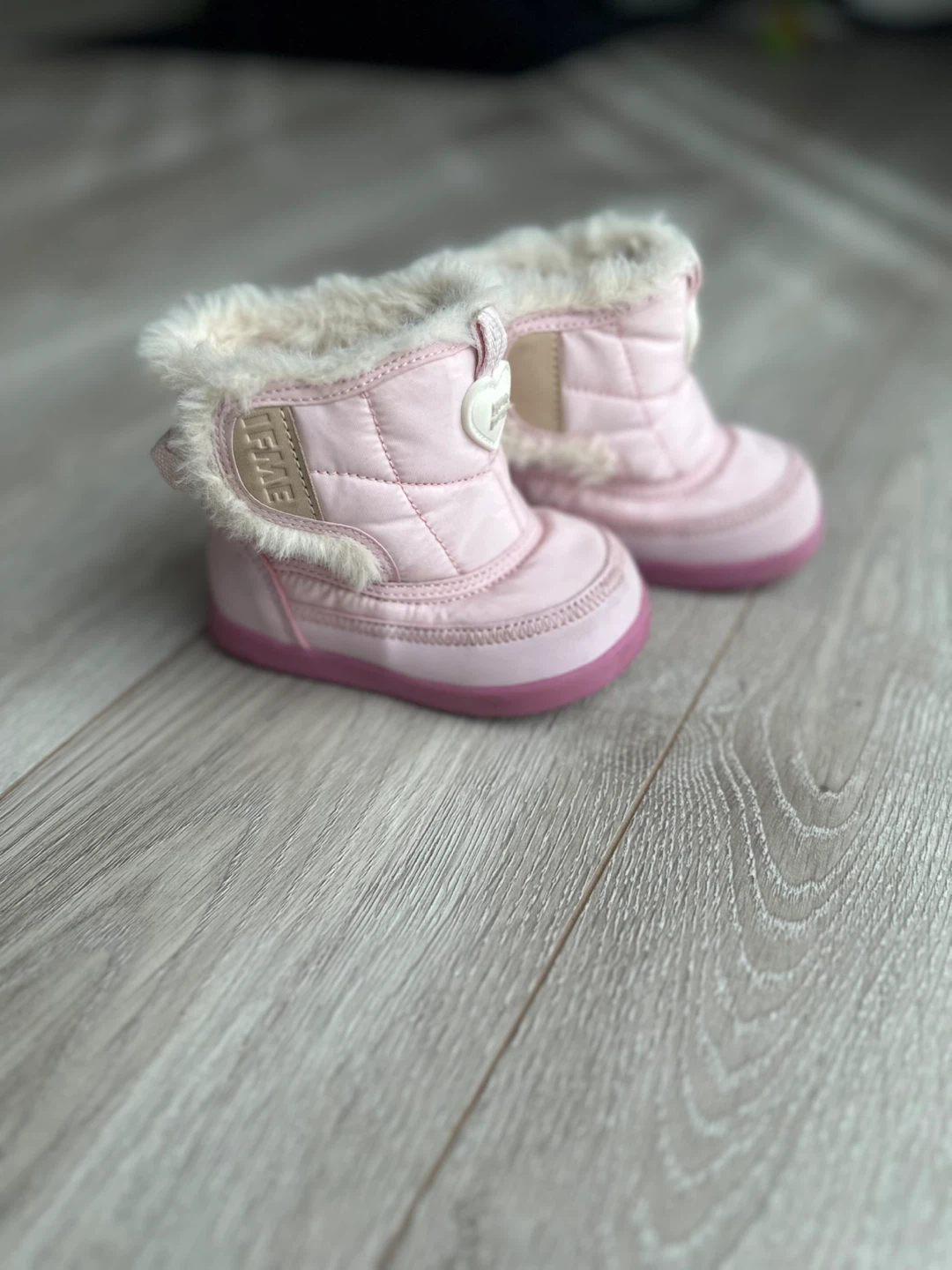 イフミー ベビー ブーツ 12.5cm ピンクの写真2枚目