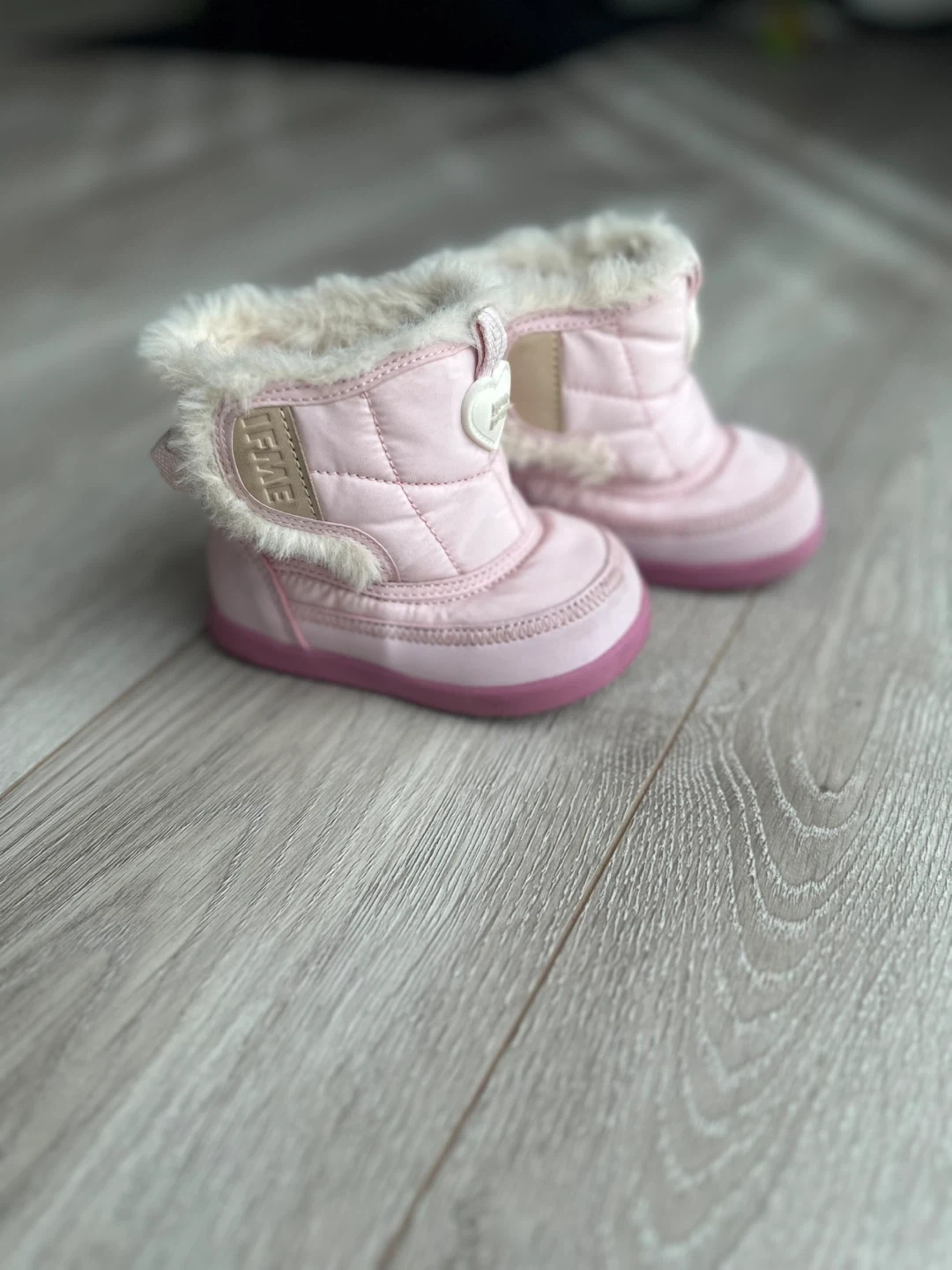 イフミー ベビー ブーツ 12.5cm ピンクの写真2枚目