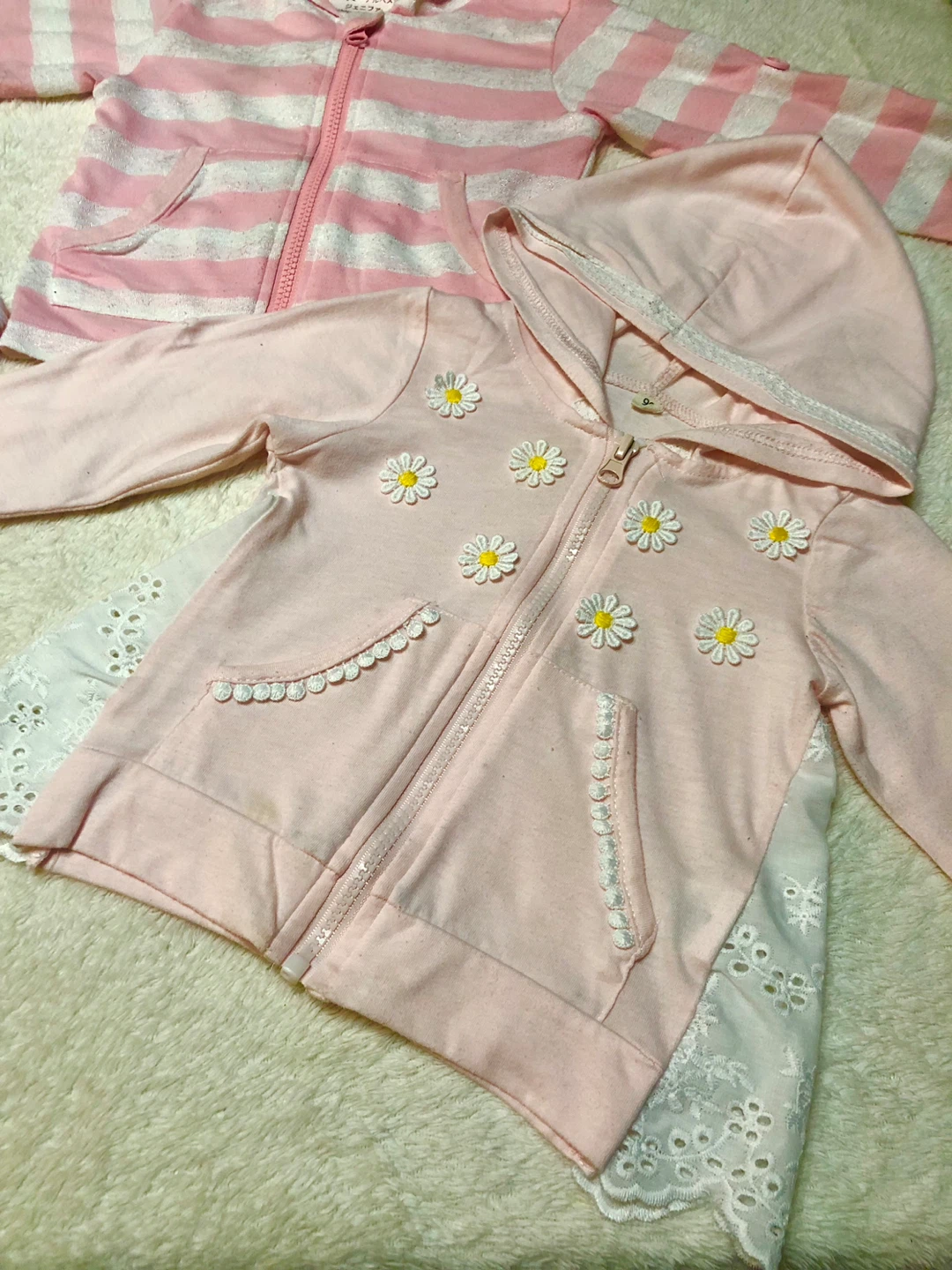 👧✨🌟子供用フード付きトップ付き3点セット🌟✨の写真2枚目