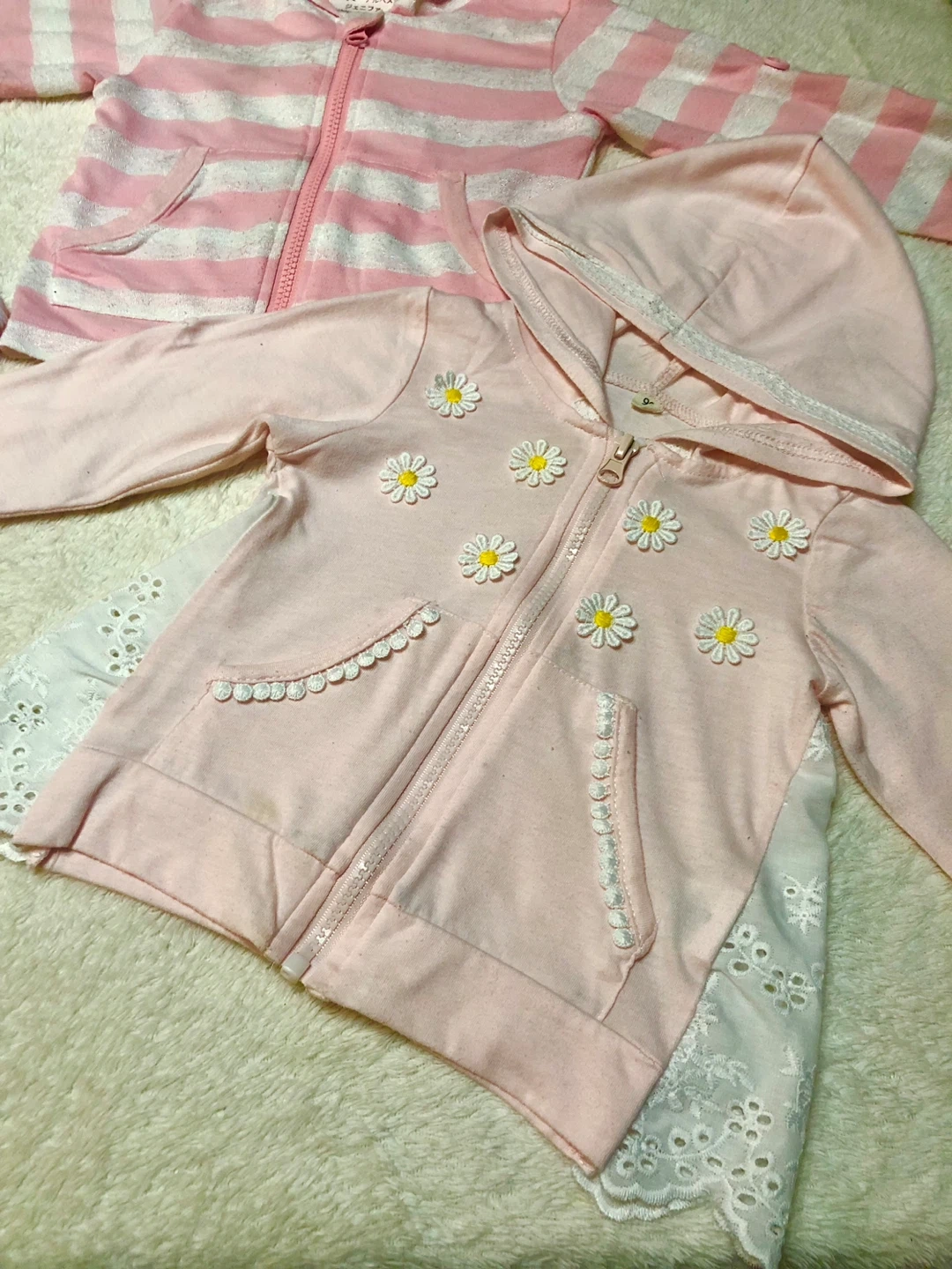 👧✨🌟子供用フード付きトップ付き3点セット🌟✨の写真2枚目