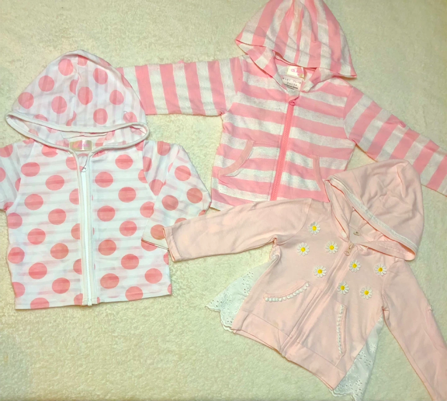 👧✨🌟子供用フード付きトップ付き3点セット🌟✨