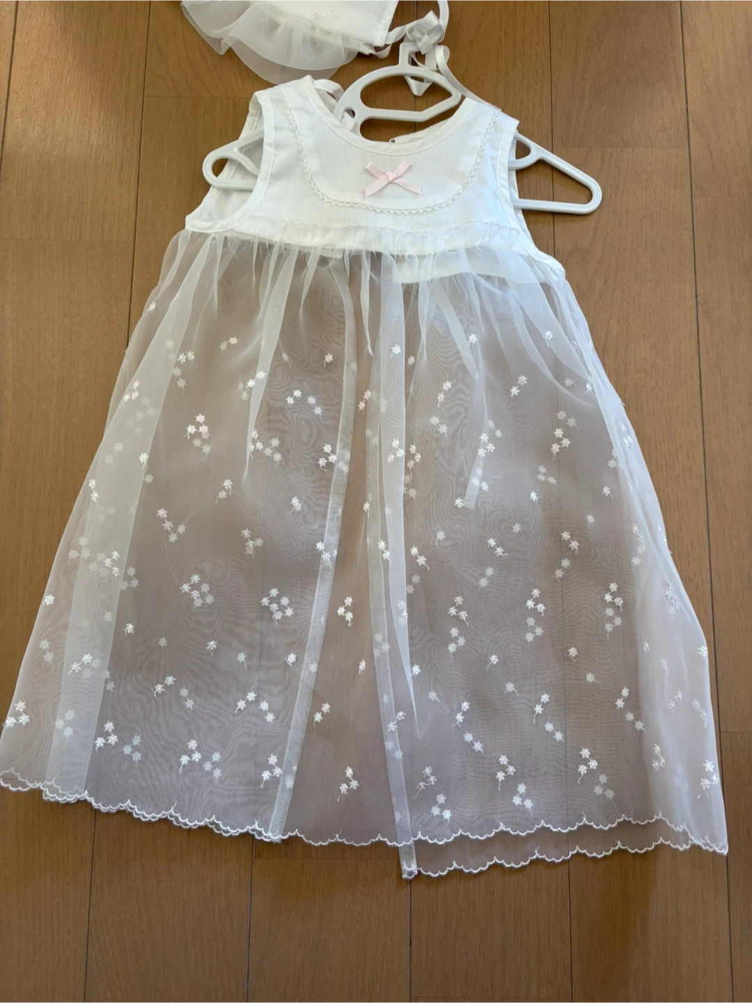 ベビー服 ワンピース 帽子付きの写真2枚目