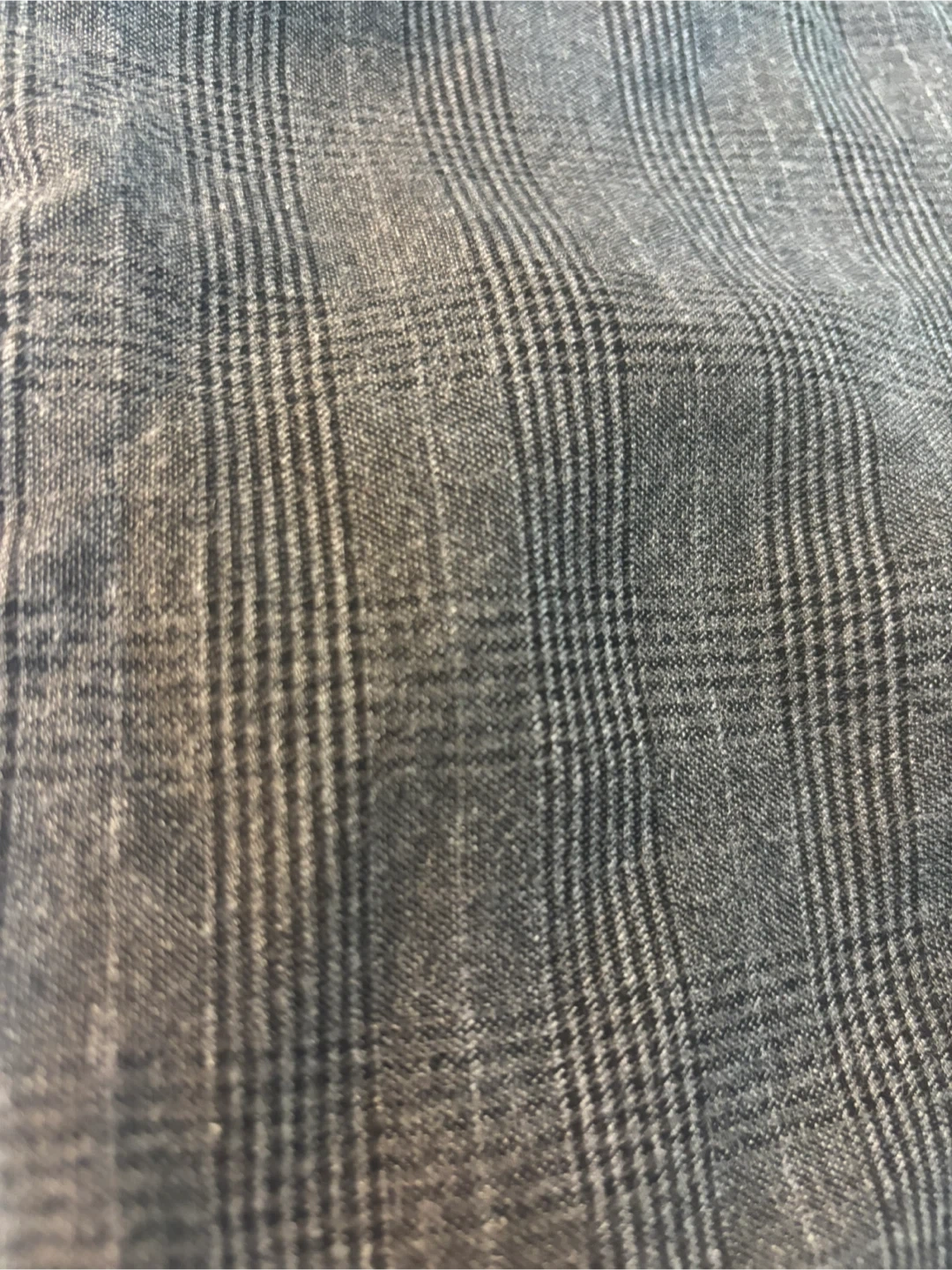 ウエストゴム グレンチェック柄裏起毛パンツ Mサイズ中古の写真4枚目
