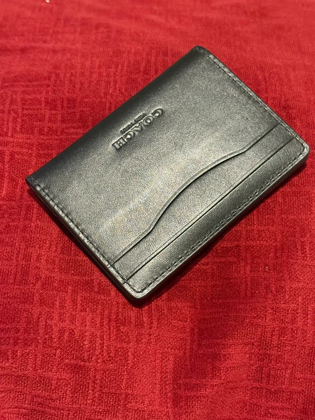 コーチメンズ COACH カードケース レザー マグネティックの写真2枚目