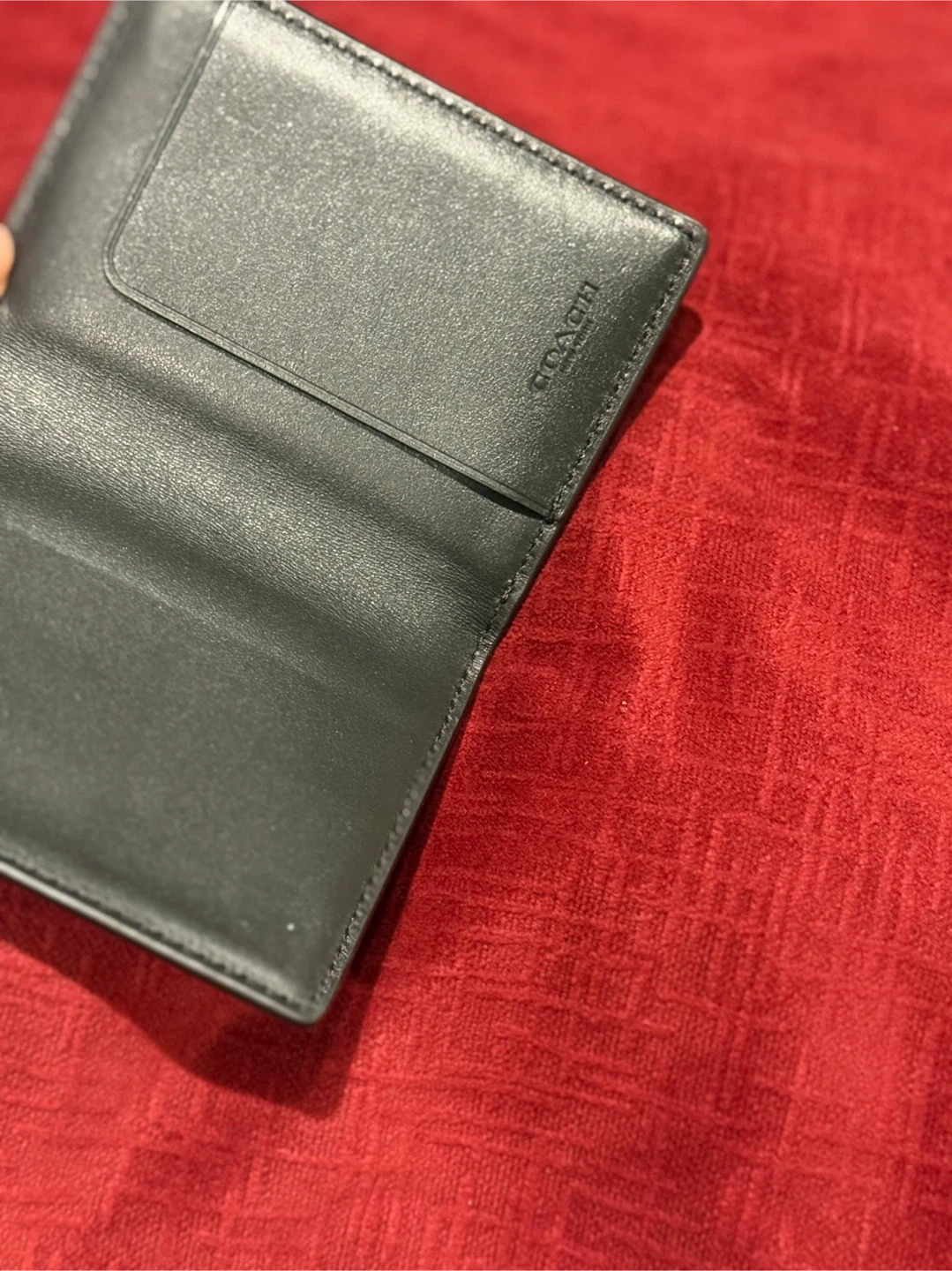コーチメンズ COACH カードケース レザー マグネティックの写真3枚目
