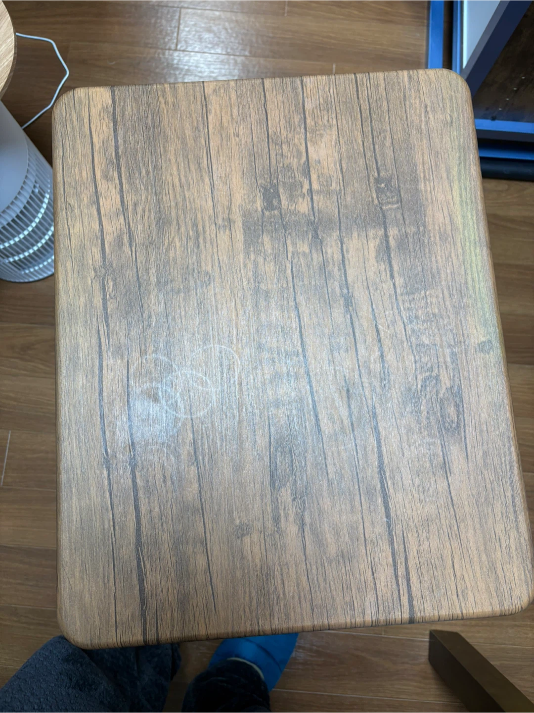 木製 サイドテーブル（折りたたみ）の写真2枚目