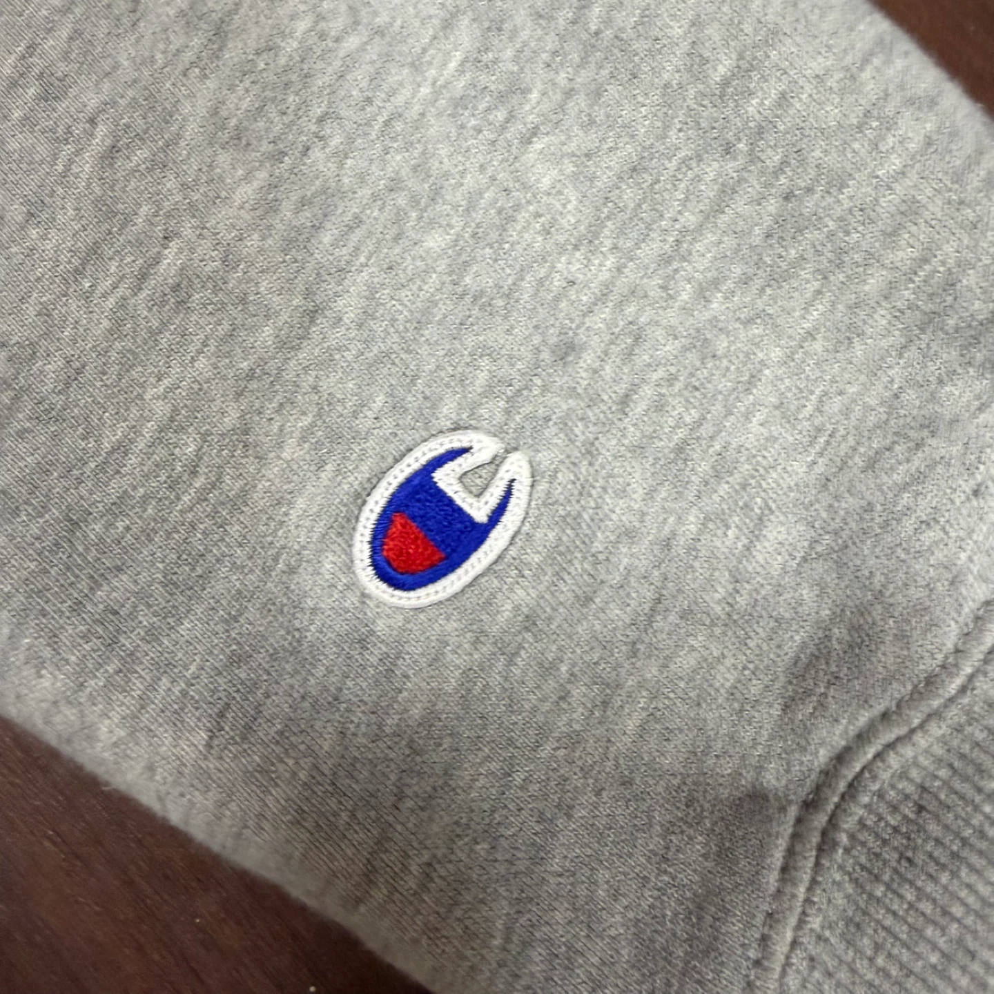 Champion グレー トレーナー スウェットシャツ Lサイズ C3-Q001の写真3枚目