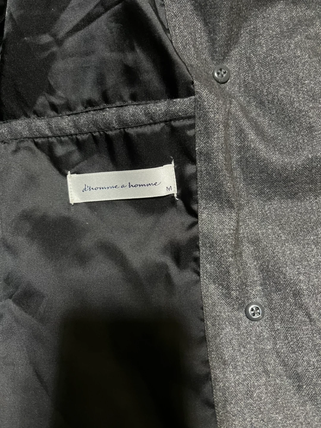 d’homme homme ダウンジャケット Mサイズの写真2枚目