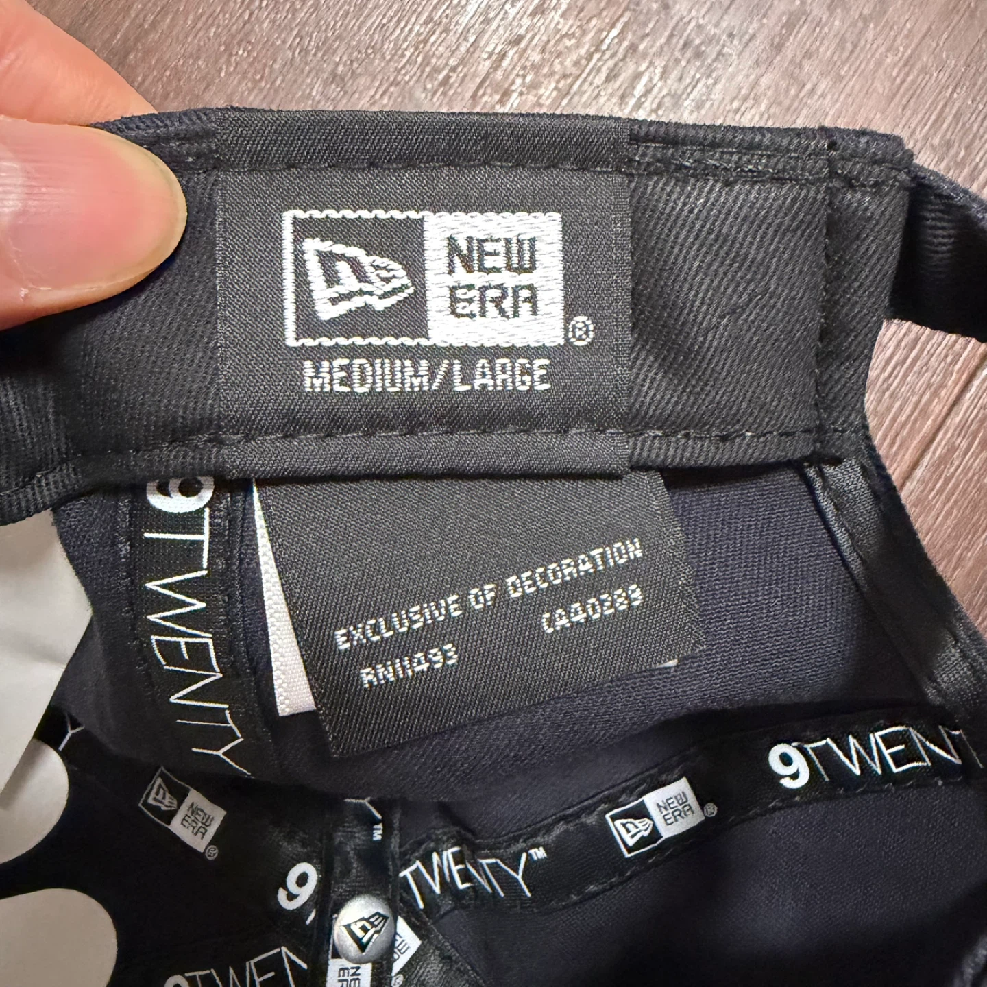 NEW ERA 9TWENTY NY キャップ ネイビー M/L 新品の写真8枚目