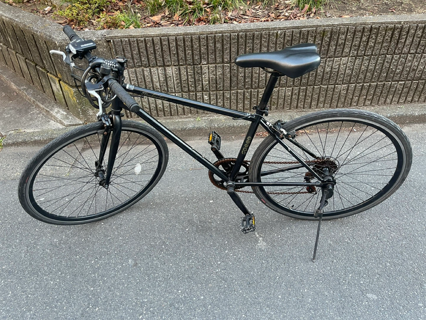 クロスバイク 自転車 ブラック