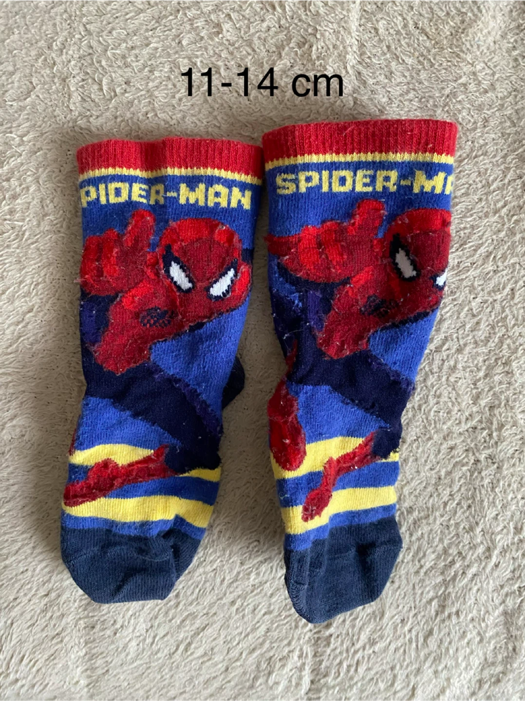 スパイダーマン 靴下 11-14cm & アンパンマン スリッパ 16cmの写真2枚目