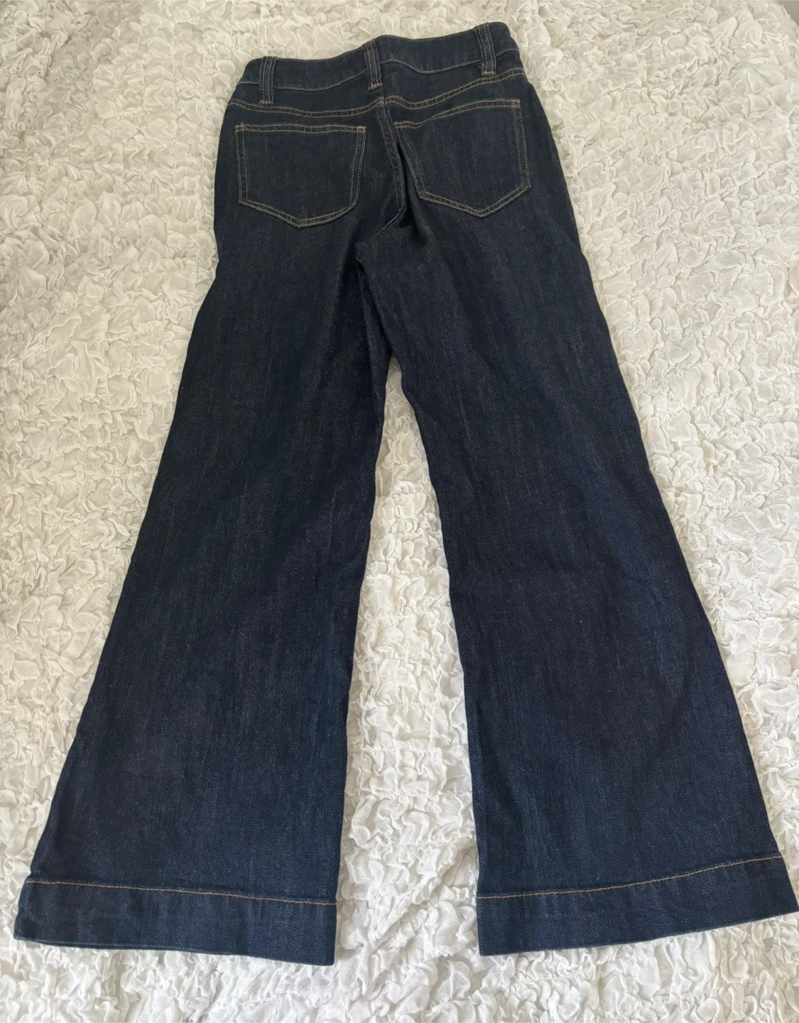 FREE'S MART 現行品ベーシックワイドデニムパンツXS(W64)中古美品の写真2枚目