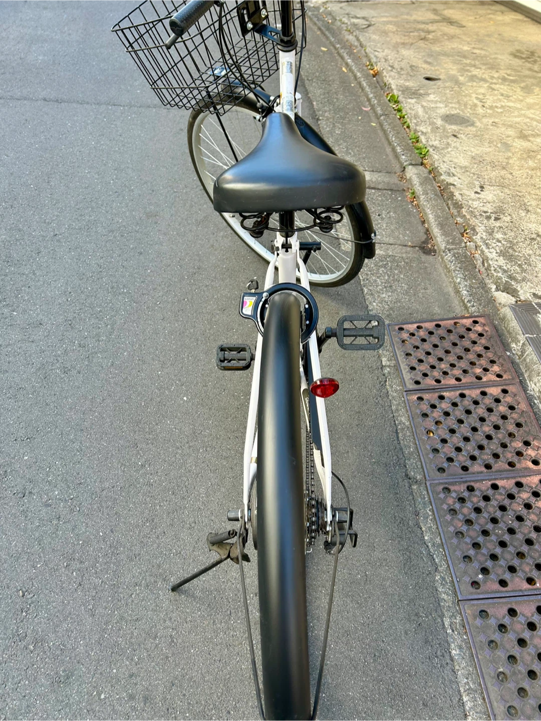 自転車 27インチ 6段変速ギア シティ車の写真5枚目
