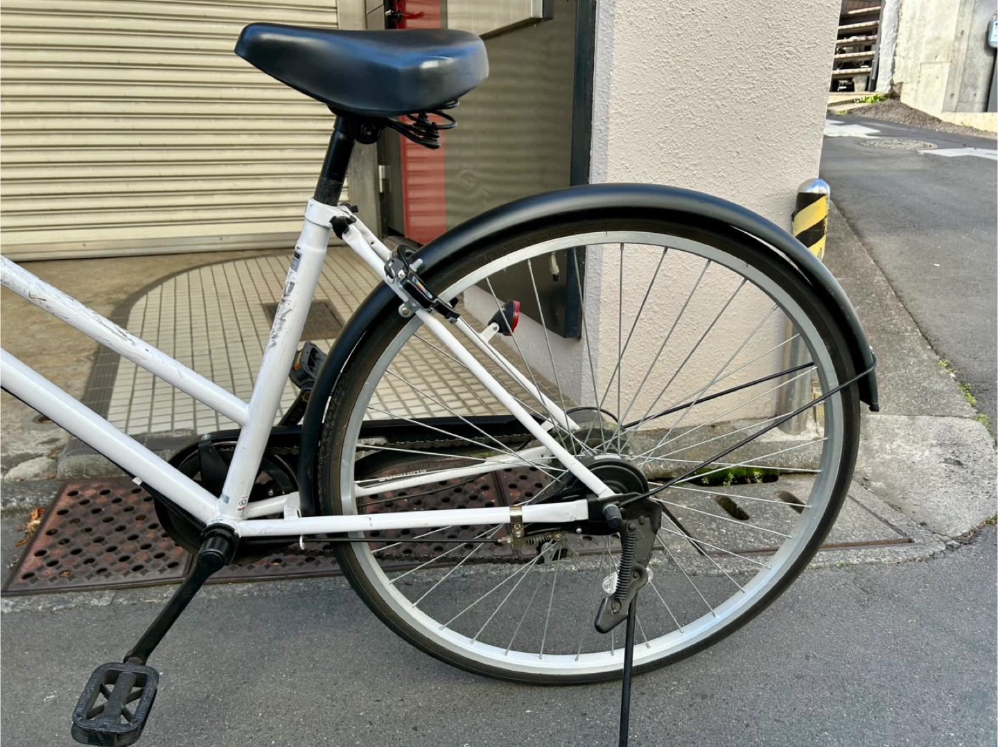 自転車 27インチ 6段変速ギア シティ車の写真3枚目