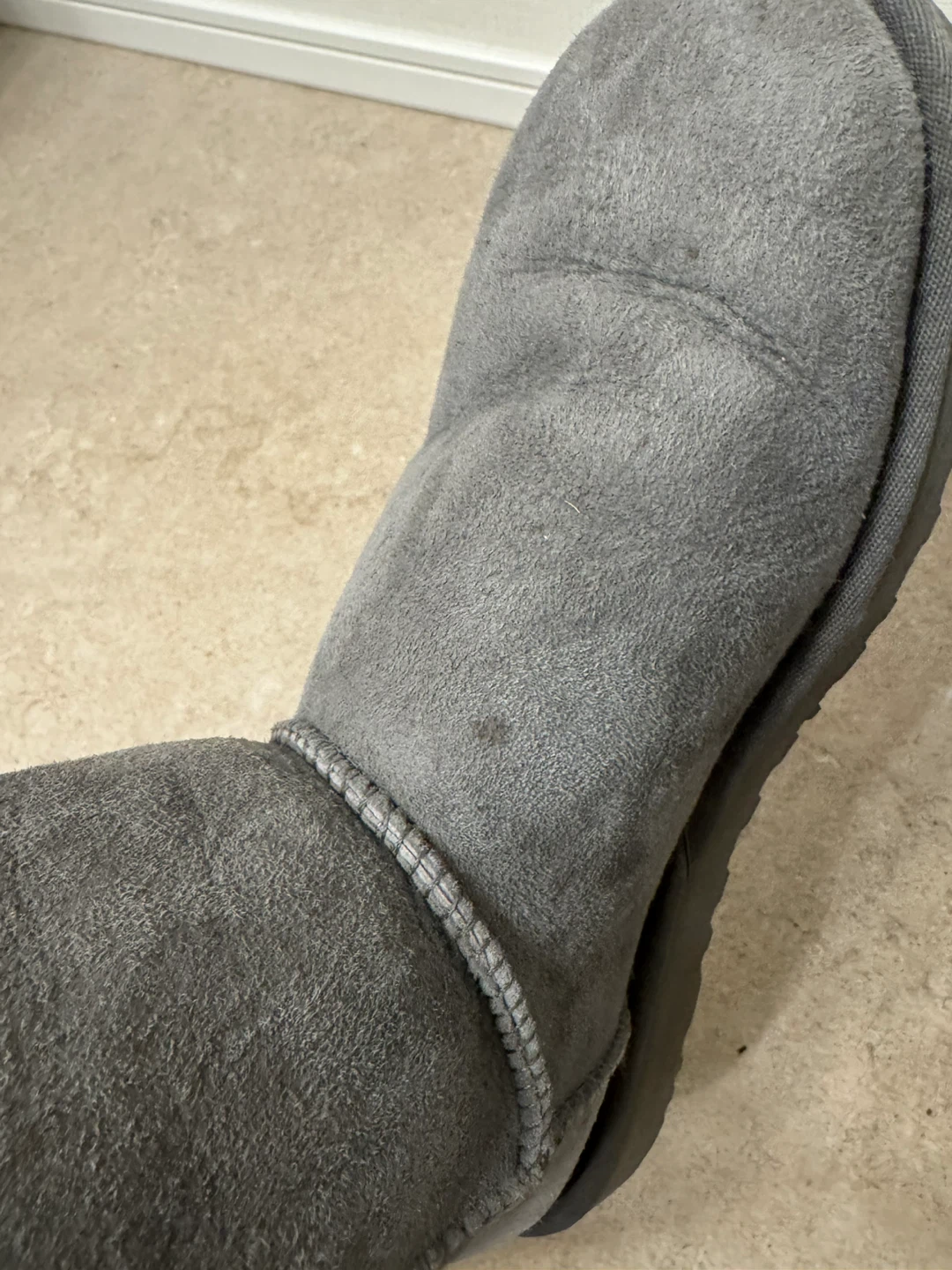 UGG ムートンブーツ グレー 25cmの写真6枚目