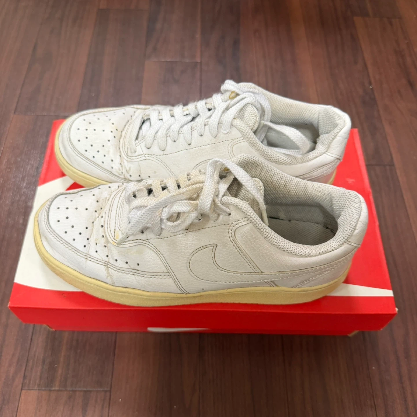 NIKE コートビジョン LO SL 25.5cm CD5465-100の写真3枚目