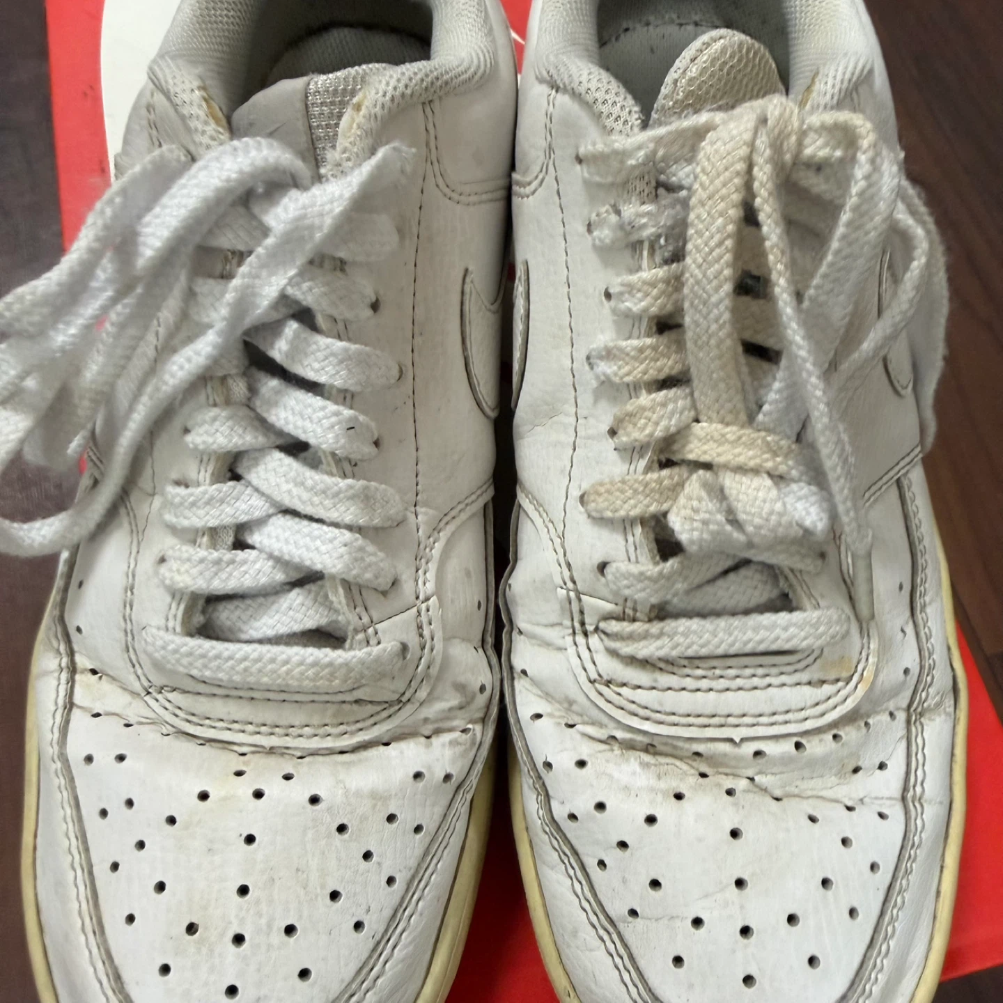 NIKE コートビジョン LO SL 25.5cm CD5465-100の写真8枚目