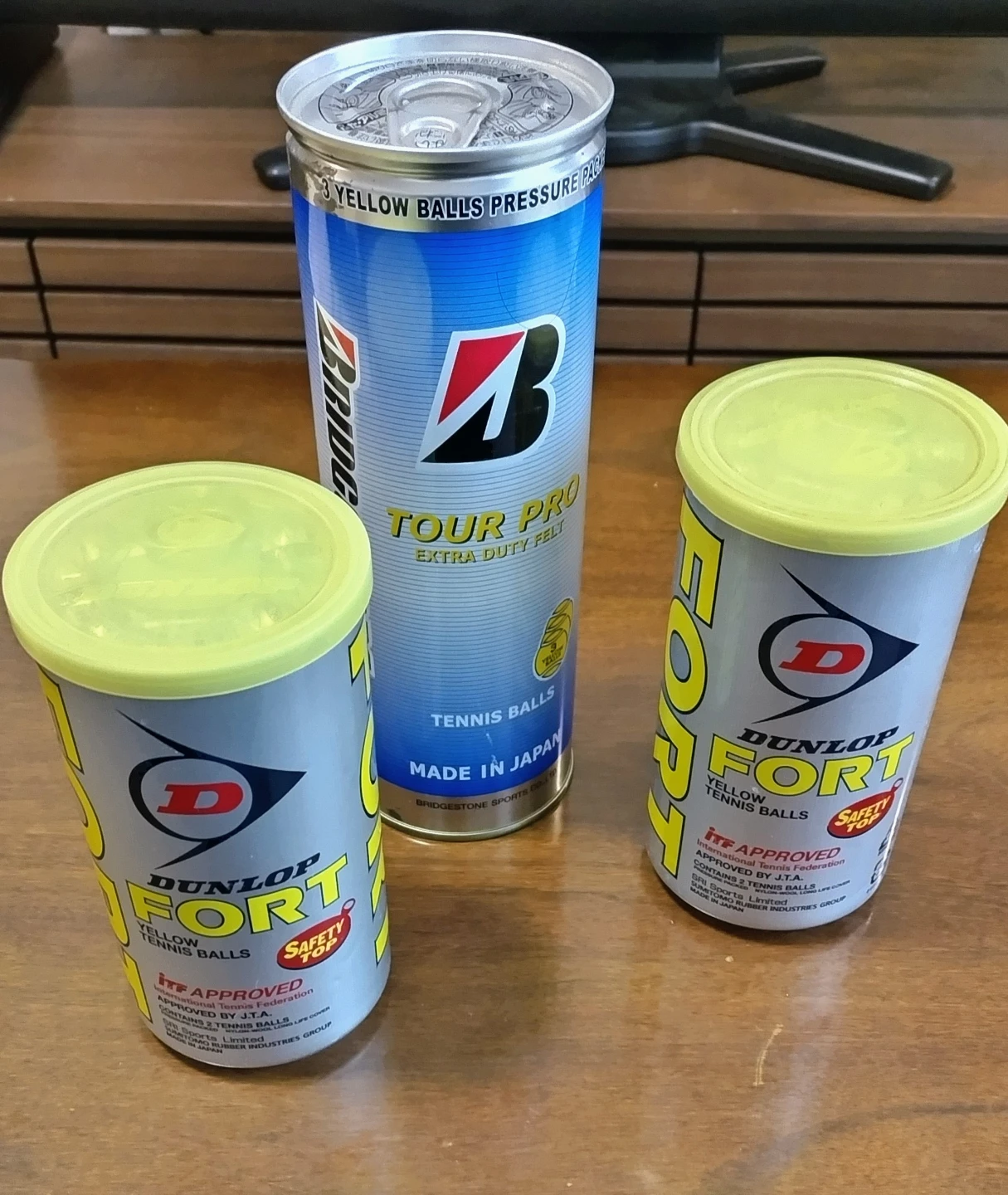 値下げ1,000円→600円ダンロップ＆ブリジストン テニスボール