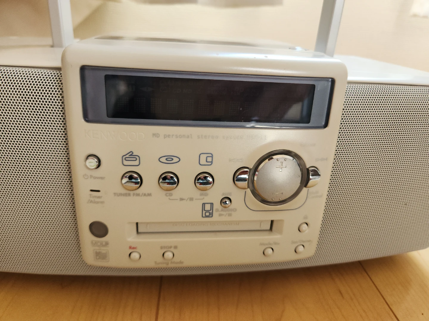 ケンウッド MDパーソナルステレオシステムの写真2枚目