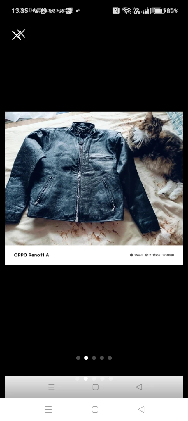 ネオ レザー ジャケットの写真3枚目
