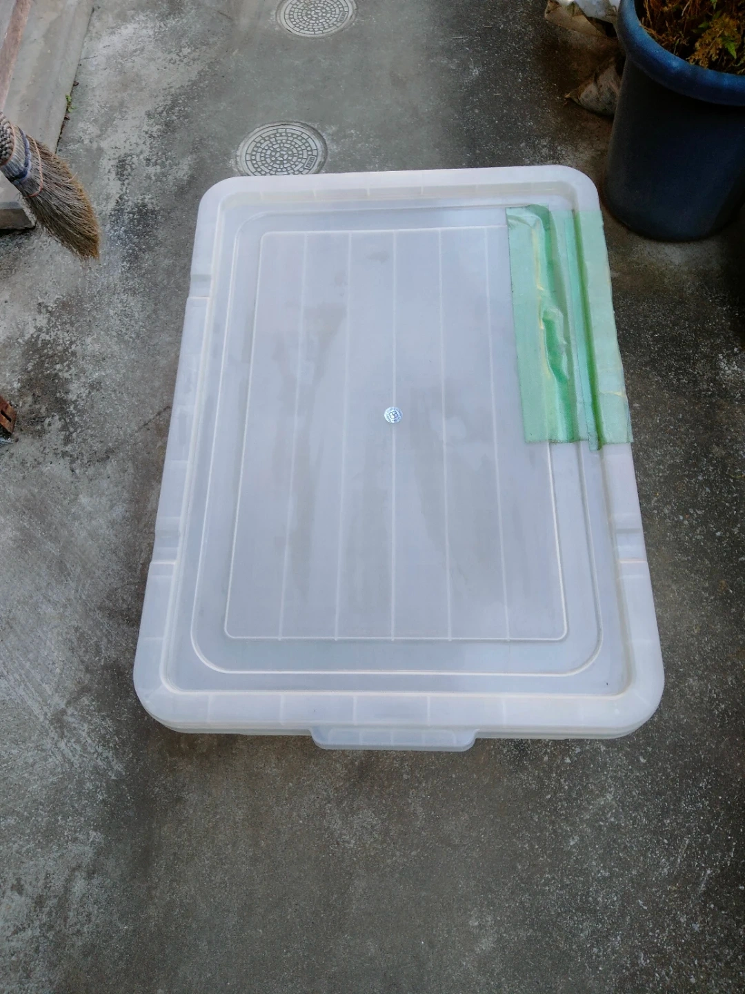 プラスチック収納BOX 衣装ケース キャスター付シンワ タグボックス 08