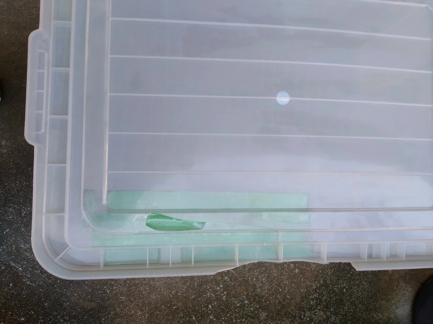プラスチック収納BOX 衣装ケース キャスター付シンワ タグボックス 08の写真2枚目