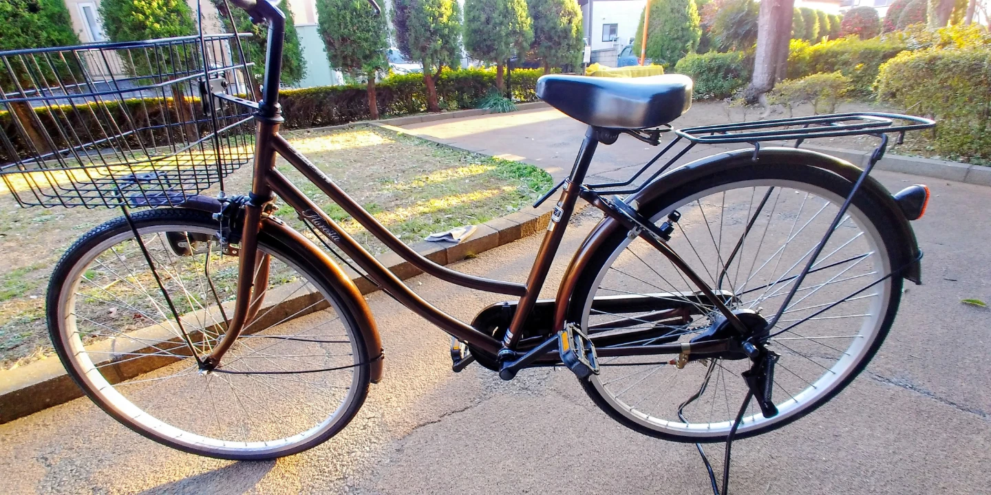自転車 ブラウン26インチの写真5枚目