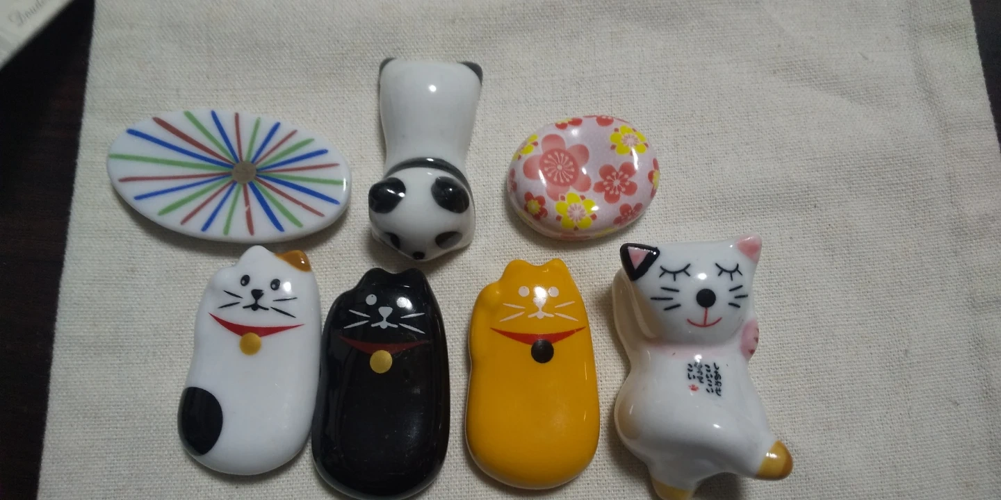 猫 箸置き 7点セットの写真2枚目