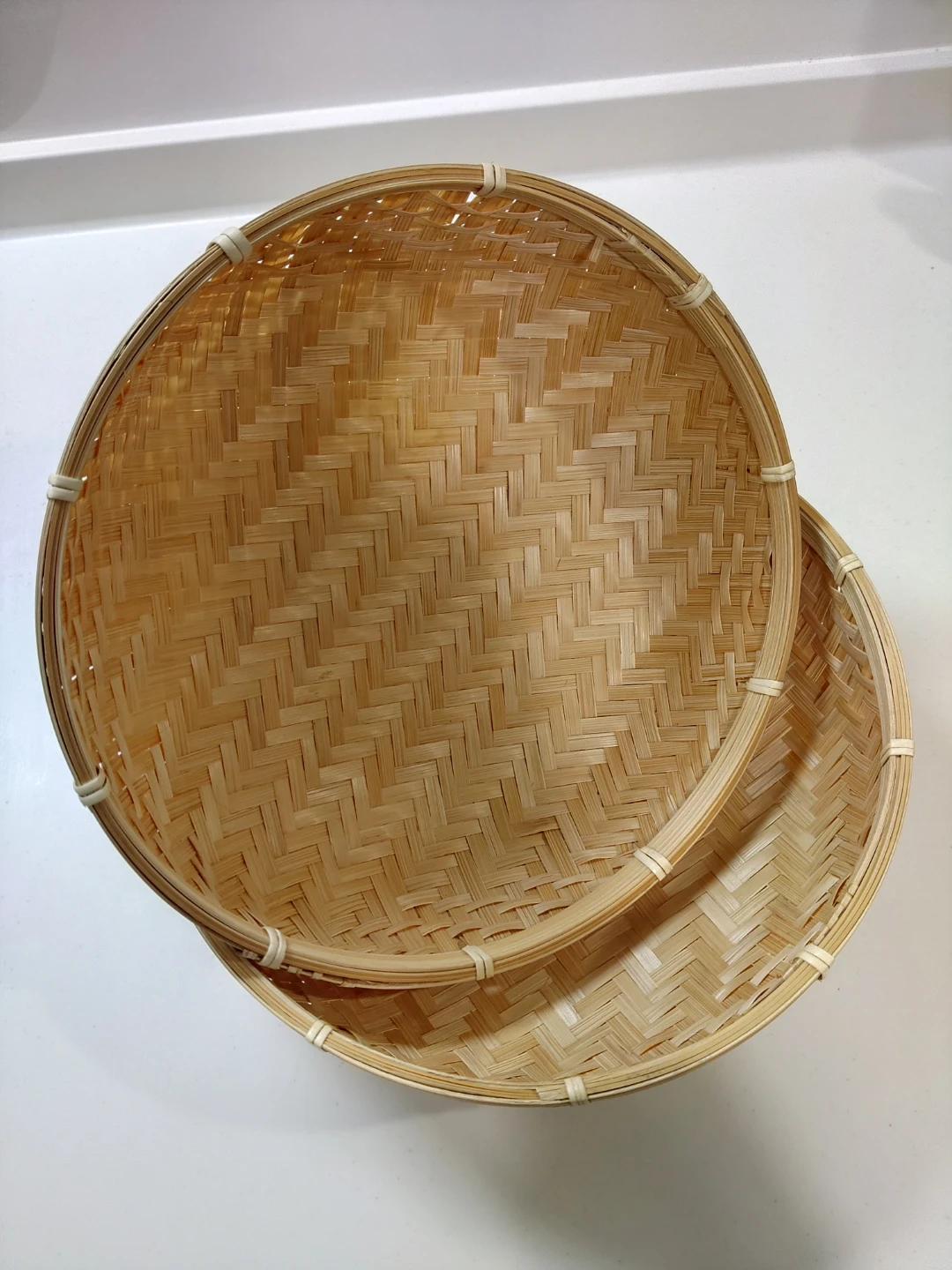 無印良品 竹製 丸ざる 2点セット