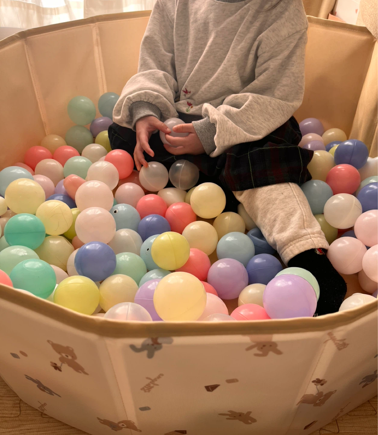 ボールプールとボールのセットの写真3枚目