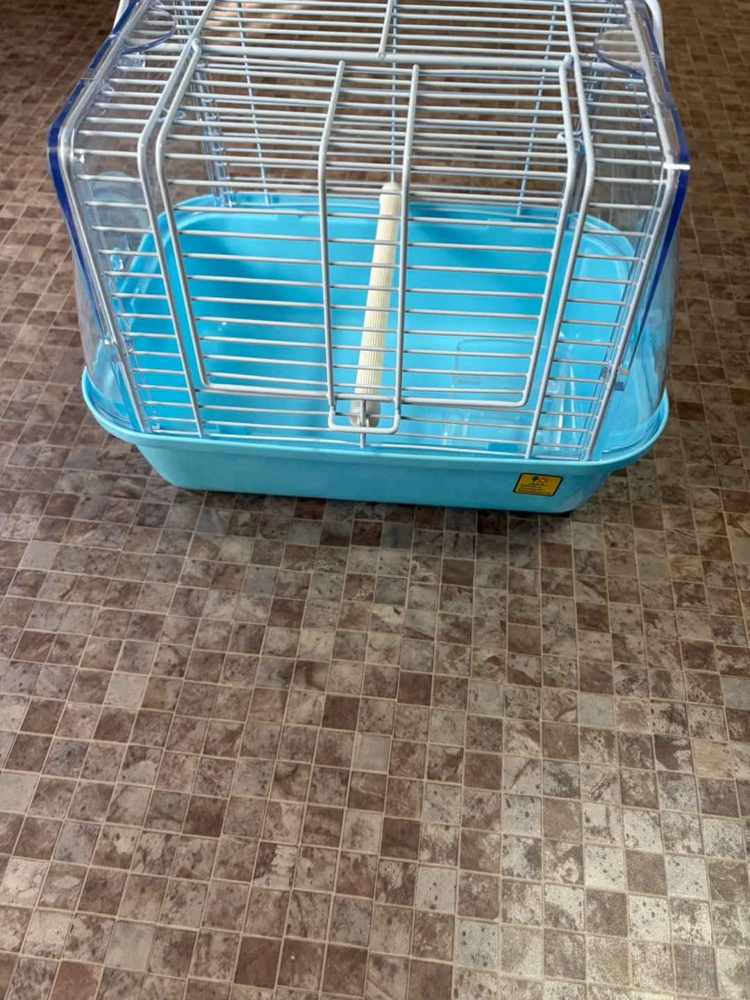鳥かご 青色