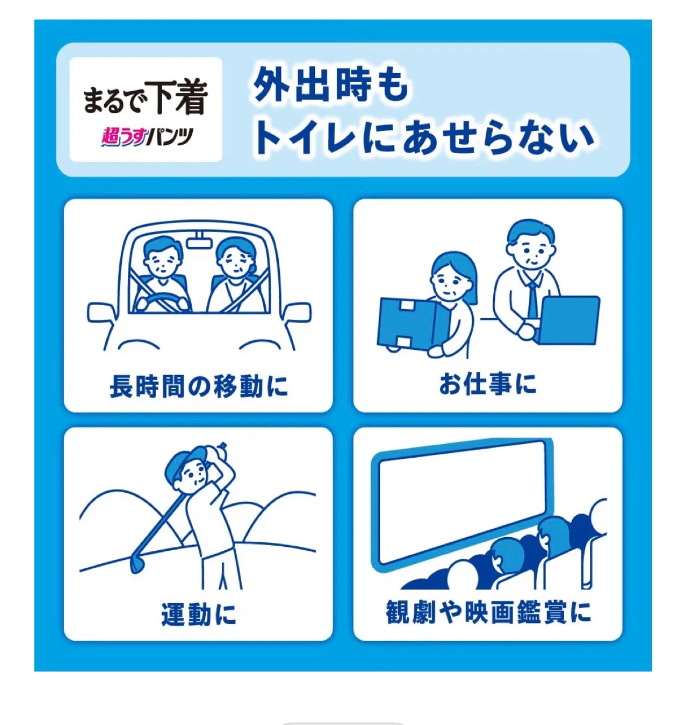 【新品】花王 大人オムツ リリーフ まるで下着 M-Lサイズ 30枚の写真6枚目