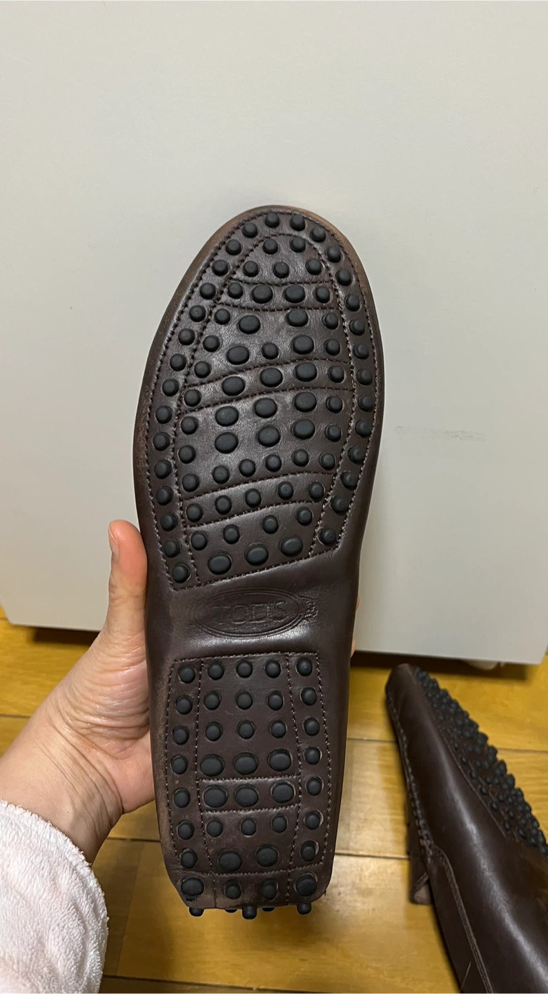 TOD'S トッズ ドライビング シューズローファー ダークブラウンの写真6枚目