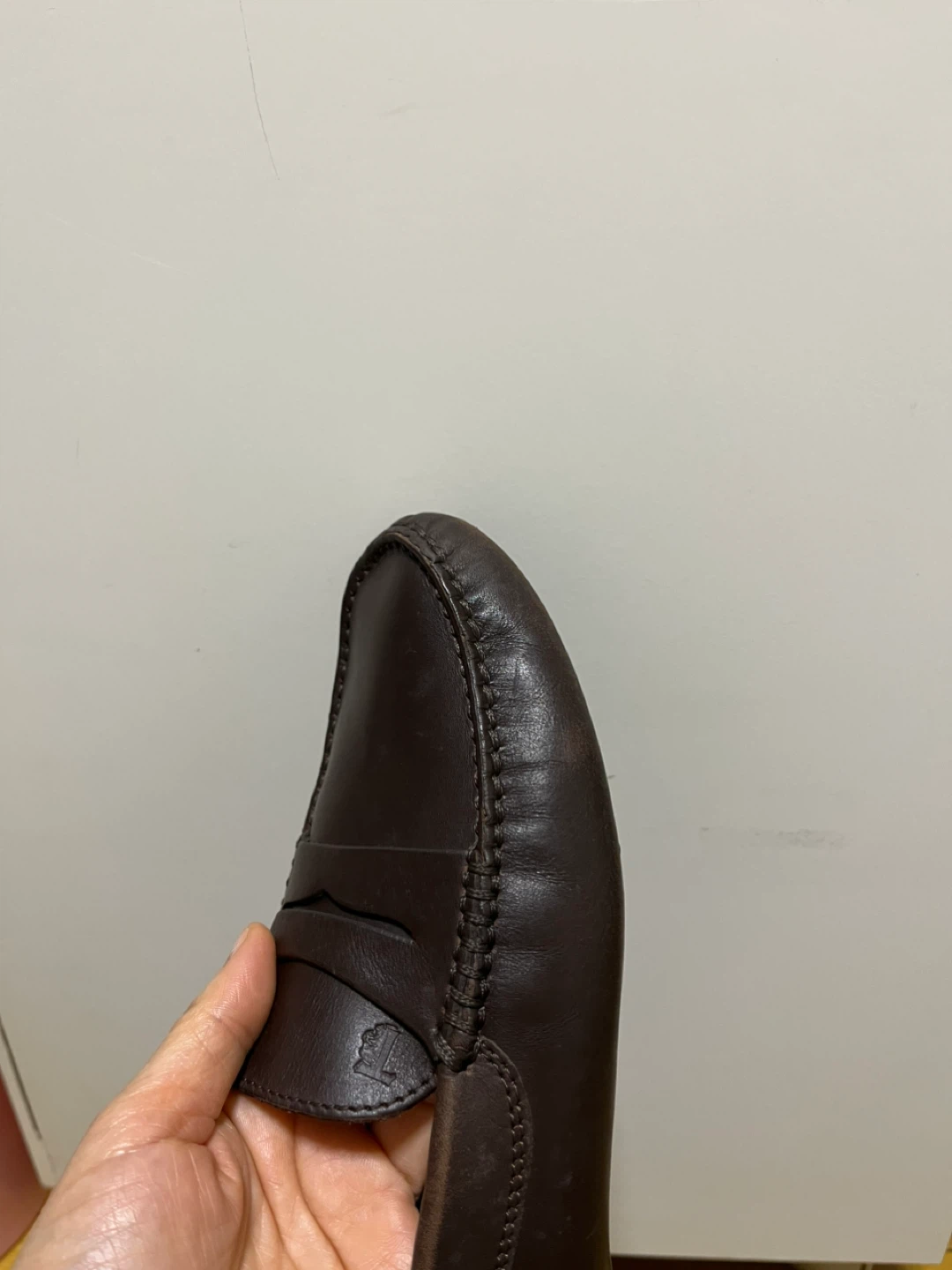 TOD'S トッズ ドライビング シューズローファー ダークブラウンの写真5枚目