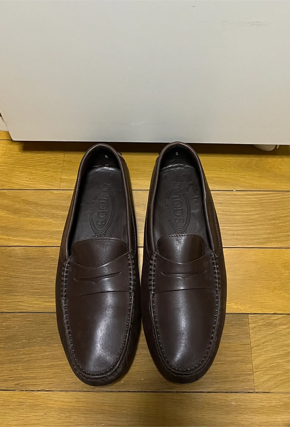 TOD'S トッズ ドライビング シューズローファー ダークブラウン