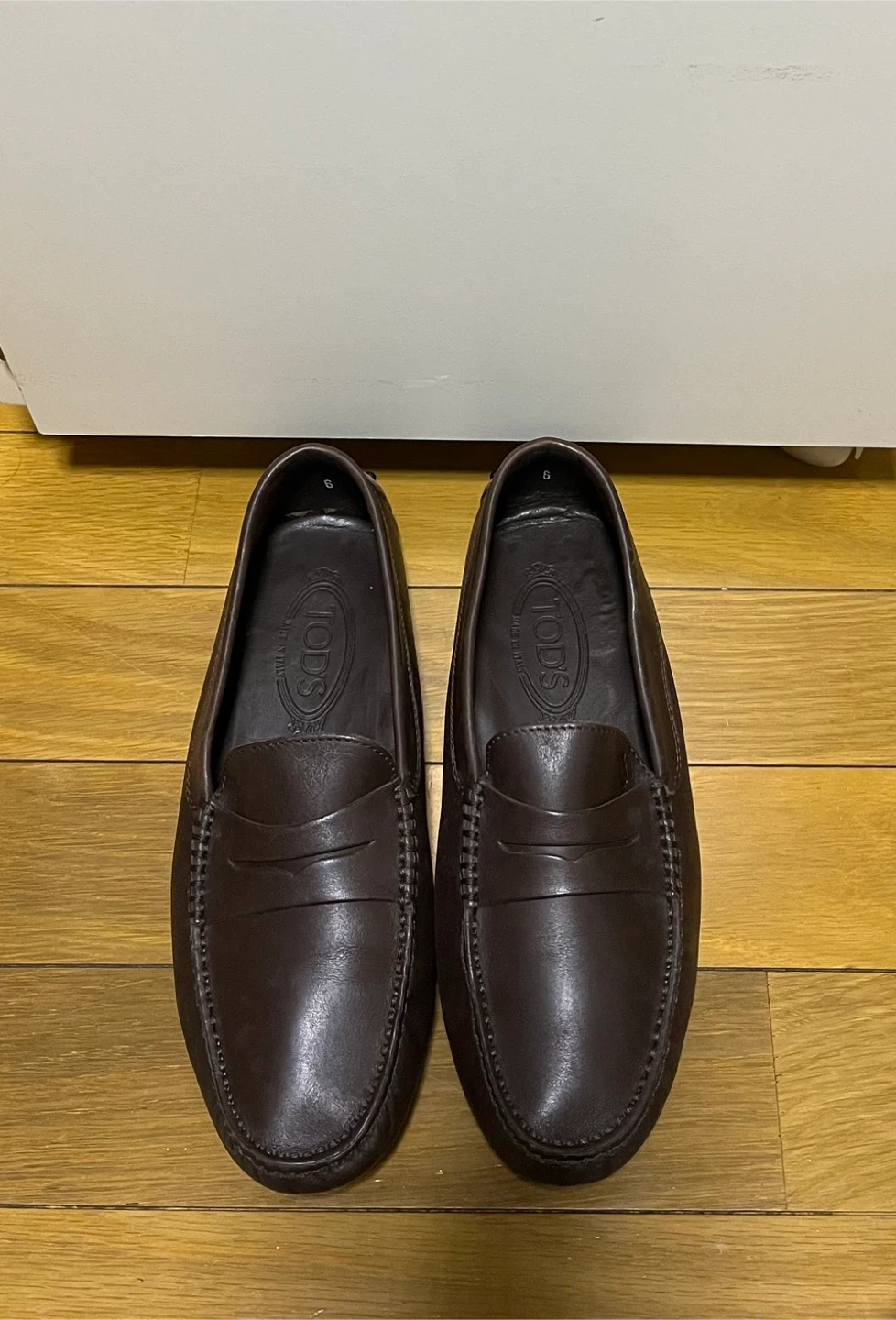TOD'S トッズ ドライビング シューズローファー ダークブラウン