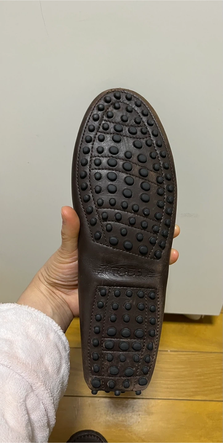 TOD'S トッズ ドライビング シューズローファー ダークブラウンの写真7枚目