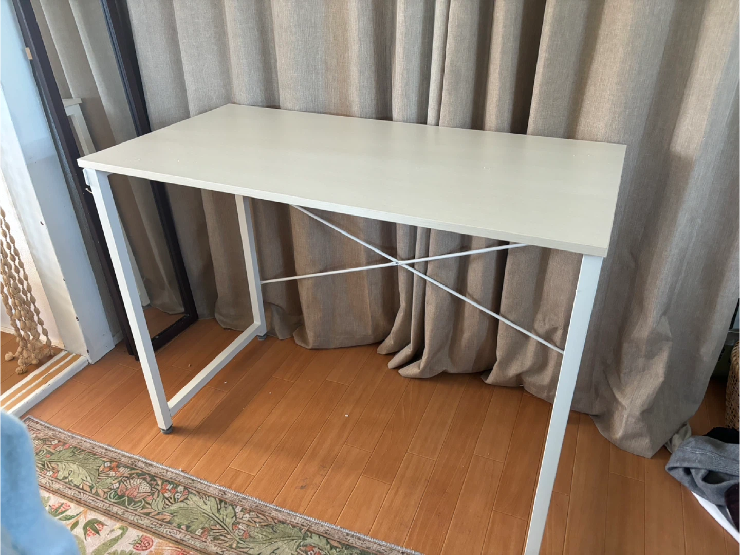 白いデスク(幅95cm)
