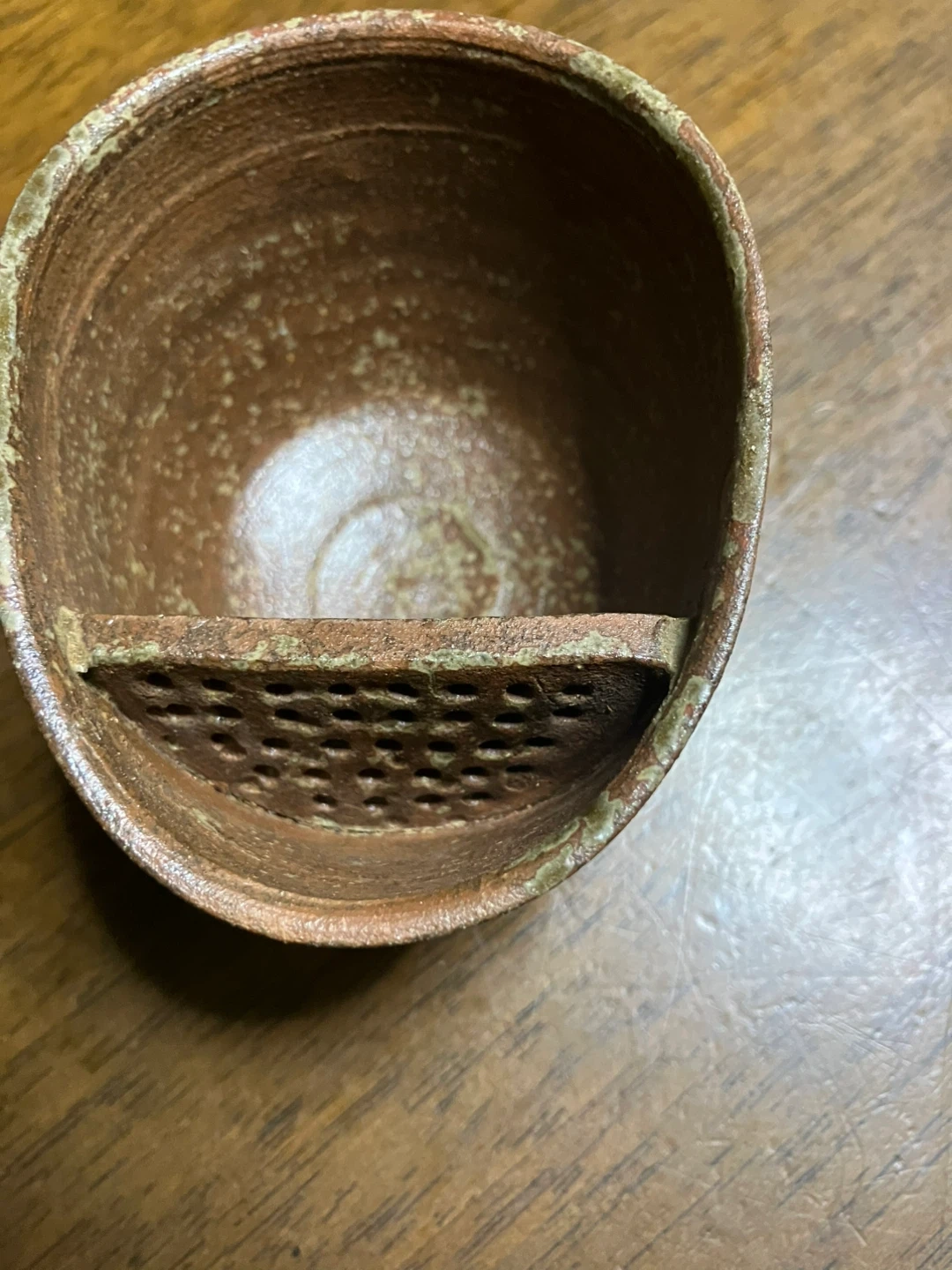 萩焼 茶漉し付き湯呑みの写真2枚目