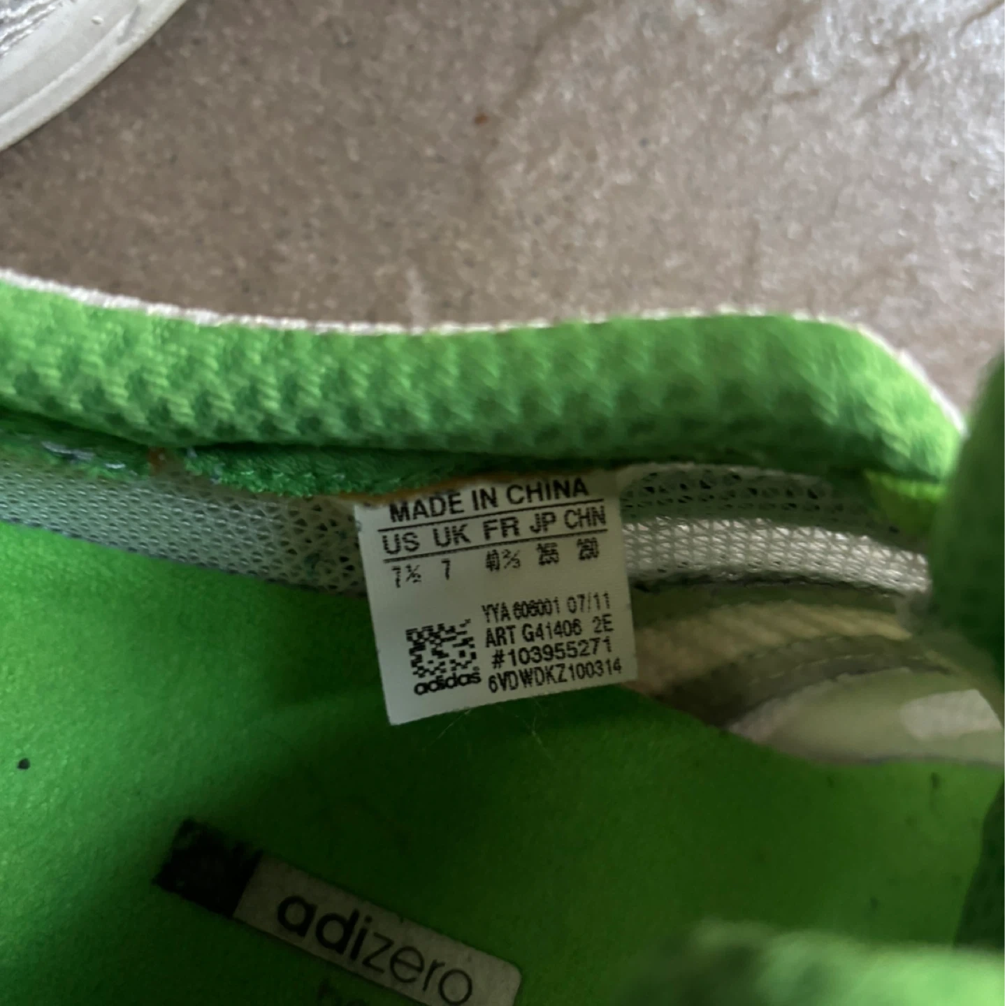 アディダス adizero Boston ランニングシューズ 25.5cmの写真5枚目