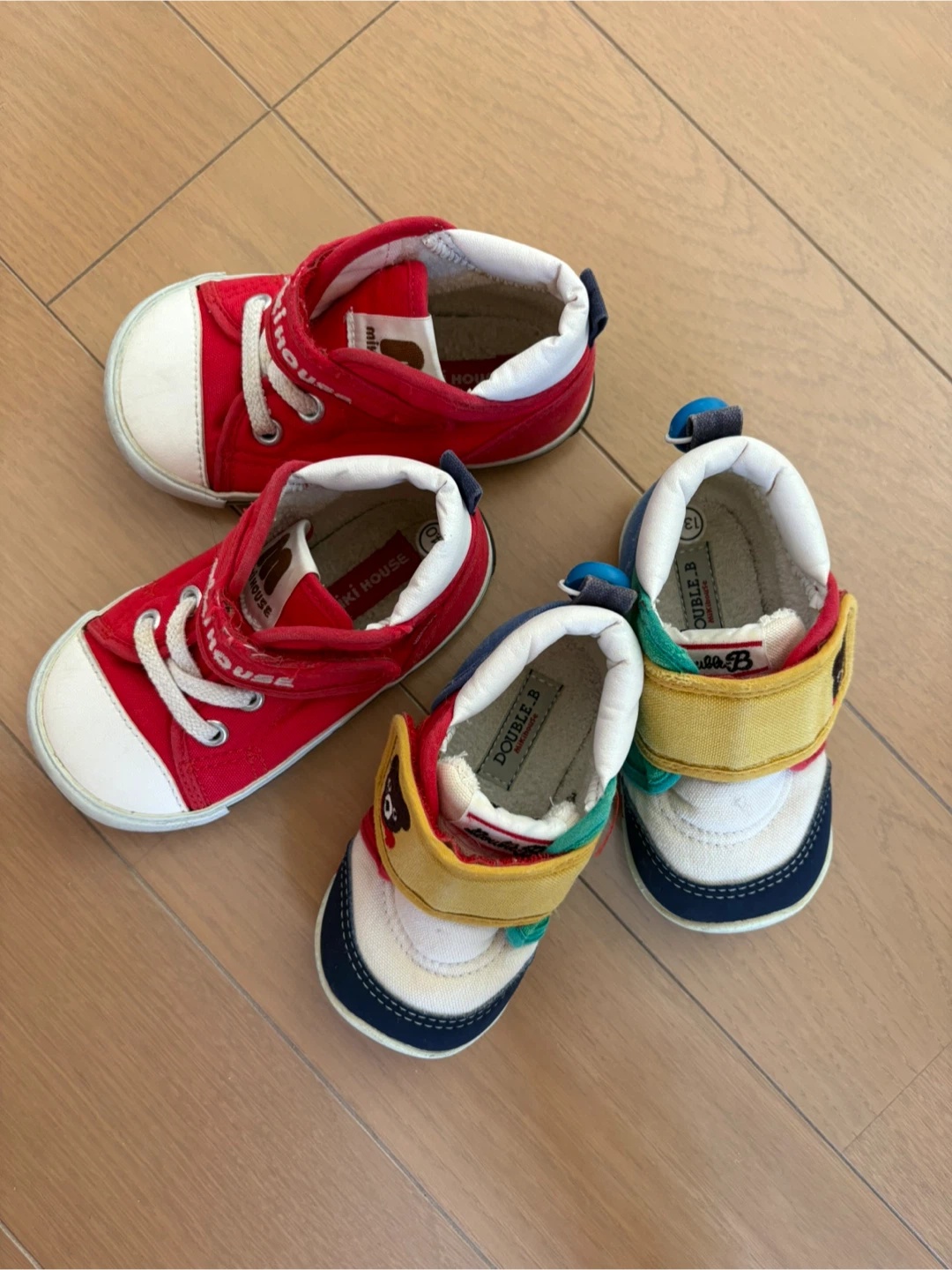 ミキハウス、ダブルB ベビーシューズの写真4枚目