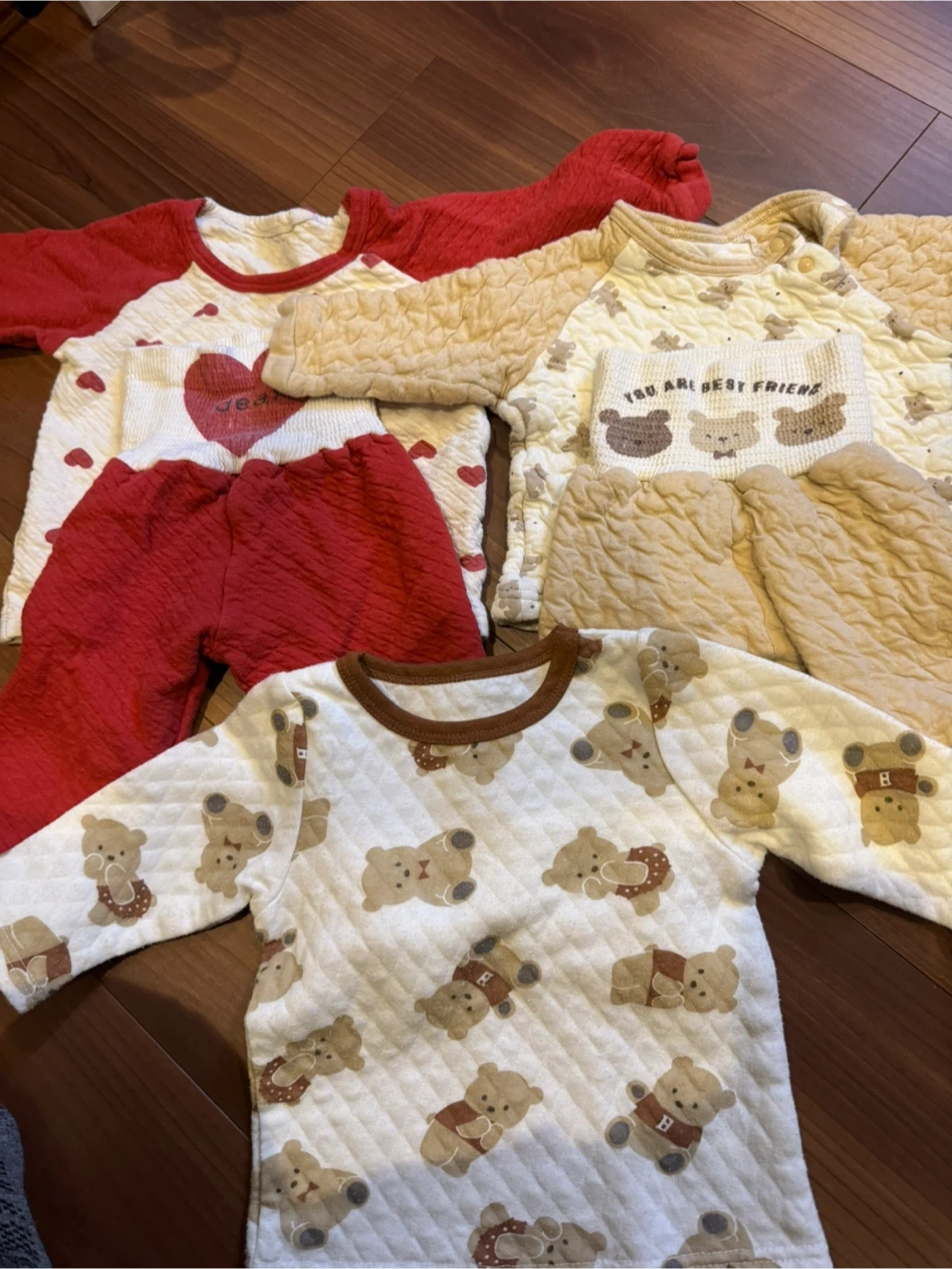 ソフトキルトパジャマ 80サイズ 2セット+上の写真4枚目