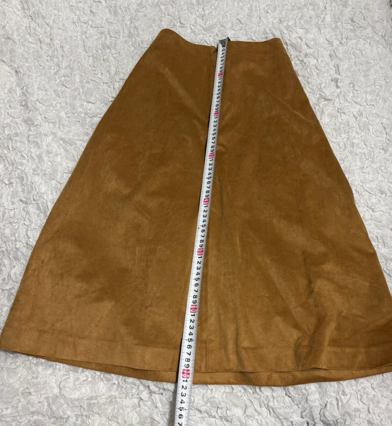UNIQLO スエード調スカート Sサイズ 新品同様の写真2枚目