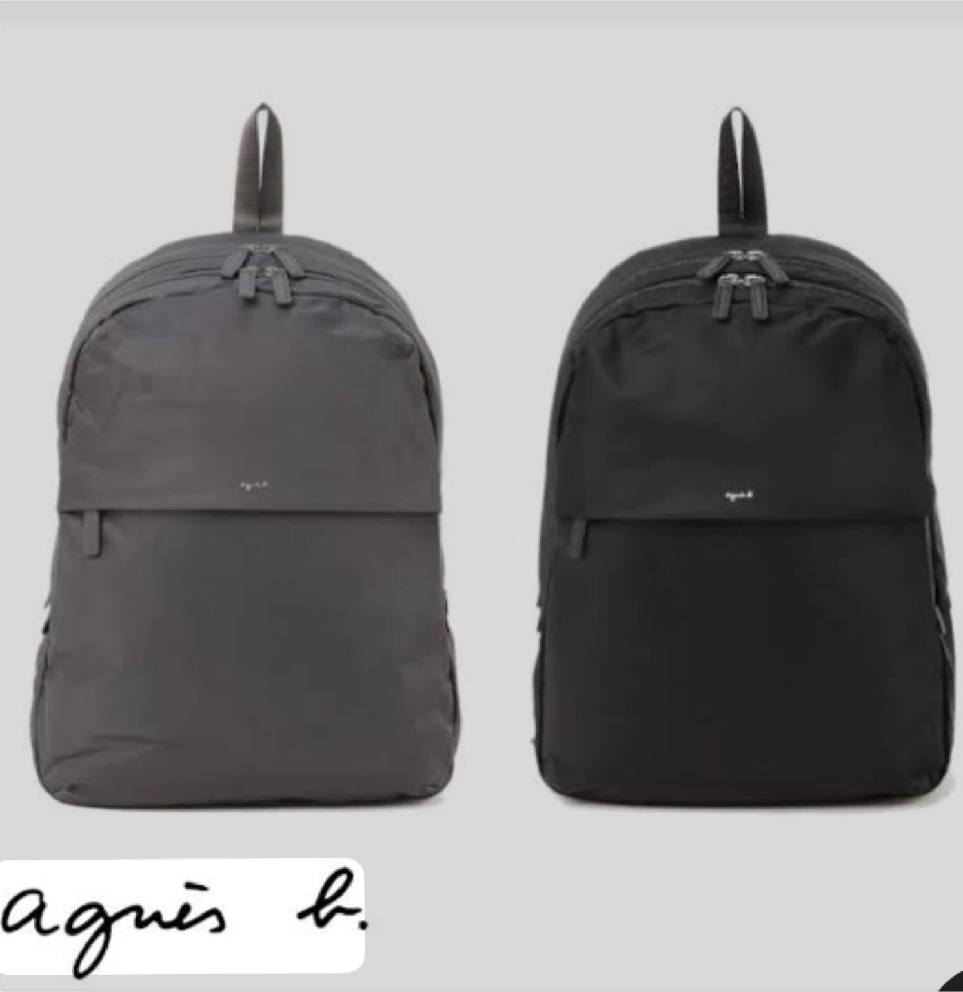 agnes. b ナイロン バックパック "Cecile" NS24-10