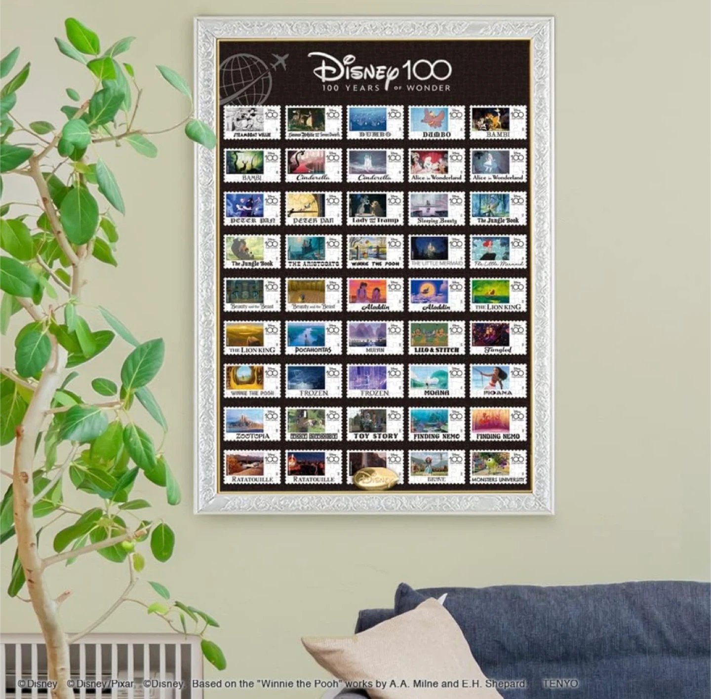 【未開封】Disney100 World Stamps 1000ピース 51x73.5cmの写真7枚目