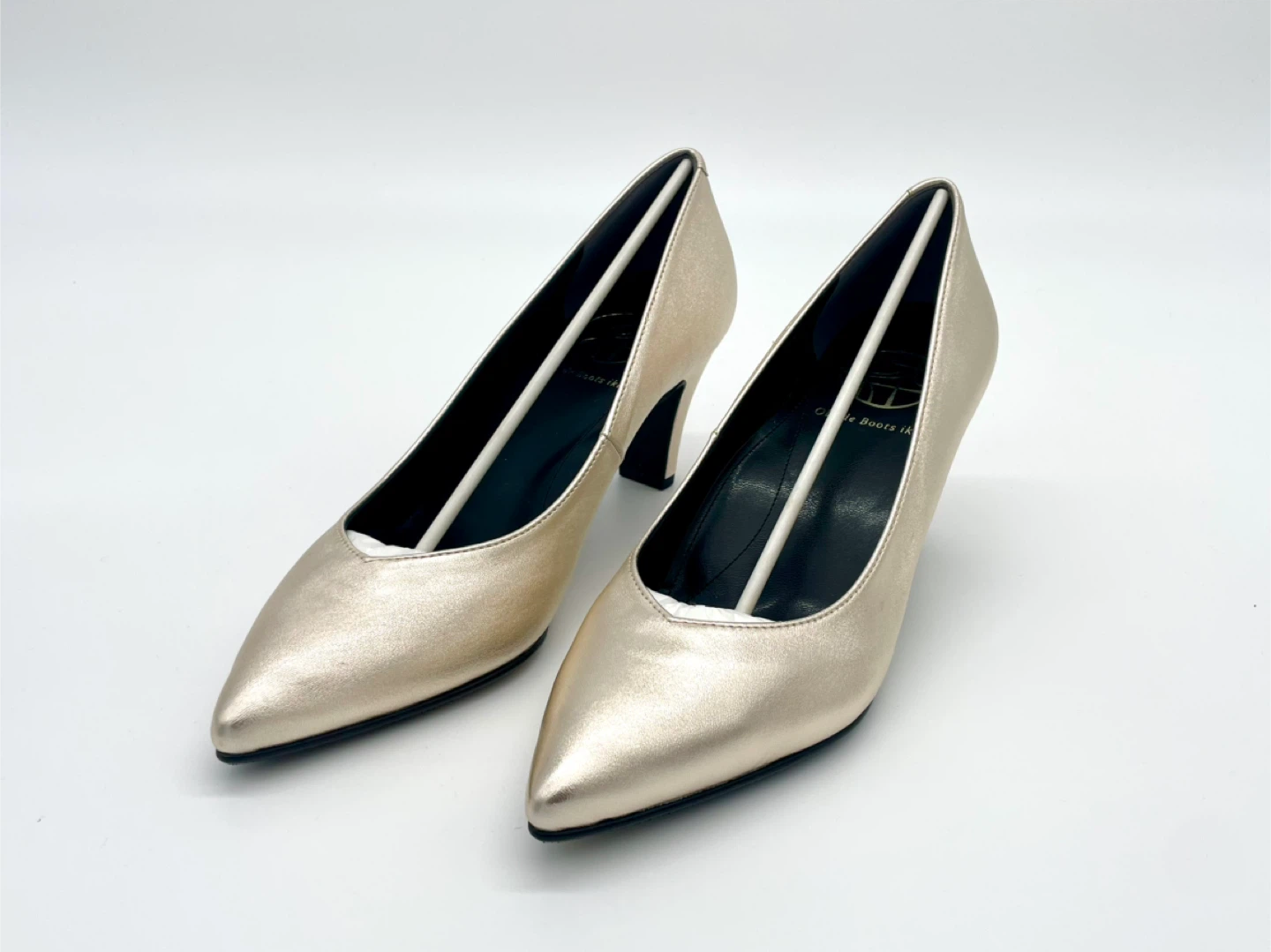 Obi de Boots iki GOLD 24.5cm ヒール 着物