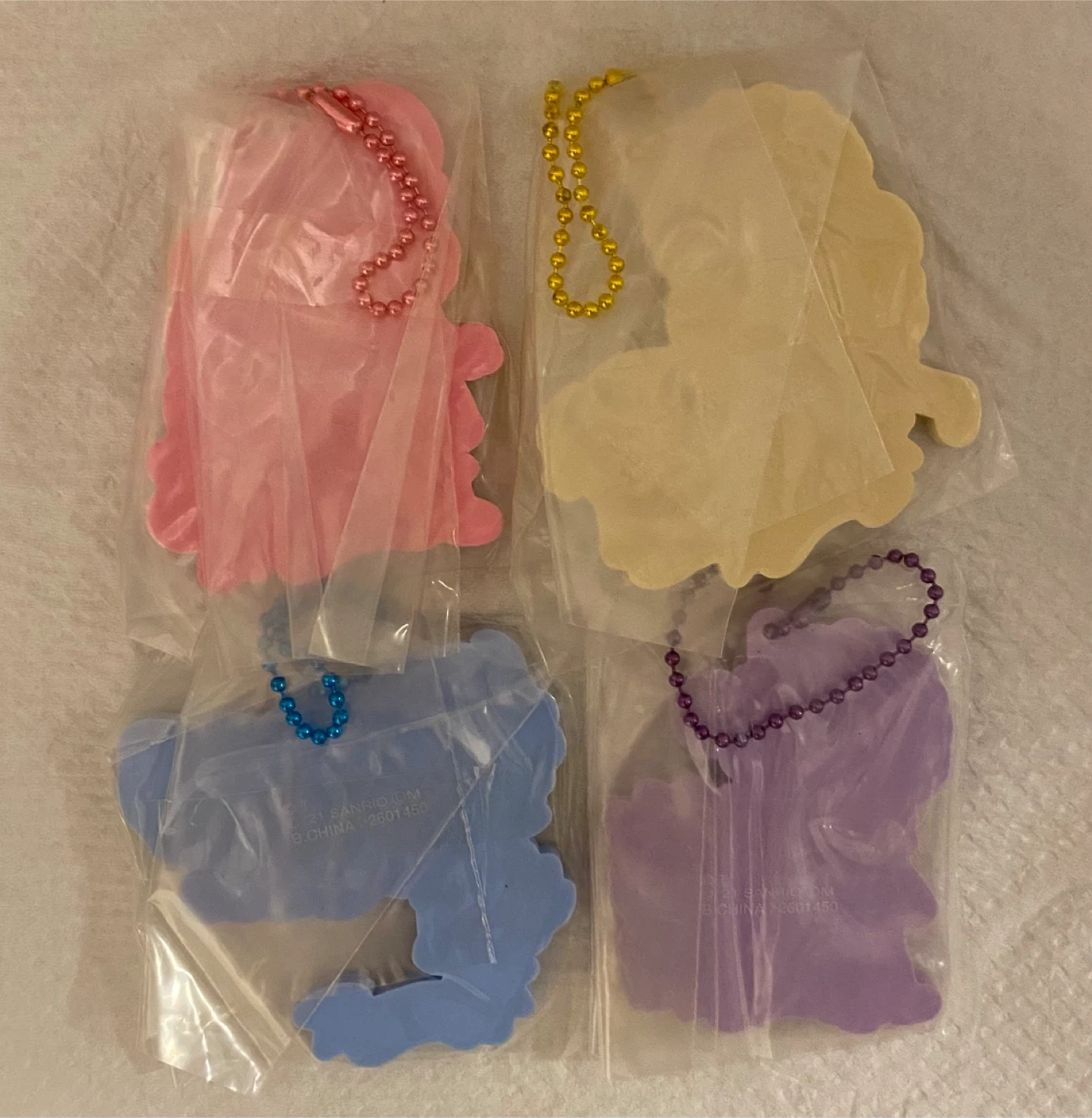 おジャ魔女どれみ サンリオ キャラクターズ ラバーマスコット 4種 セット まとめ売りの写真3枚目