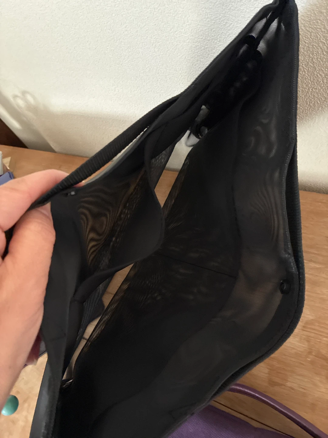 MUJI トートバッグ 黒　13インチPCの写真2枚目
