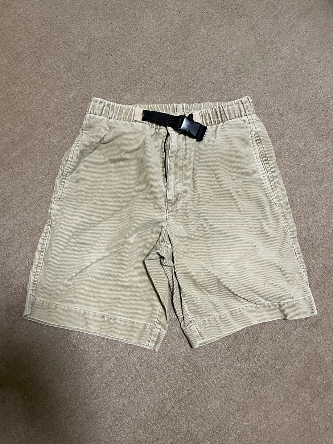 メンズ コーデュロイショートパンツ