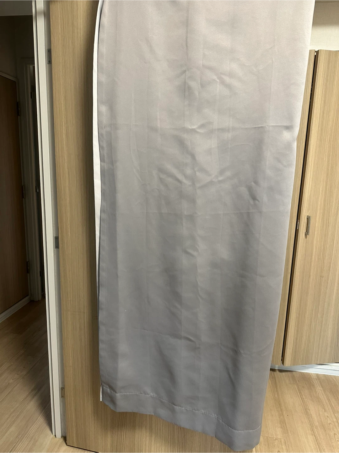カーテン グレー 178cm x 100cmの写真2枚目